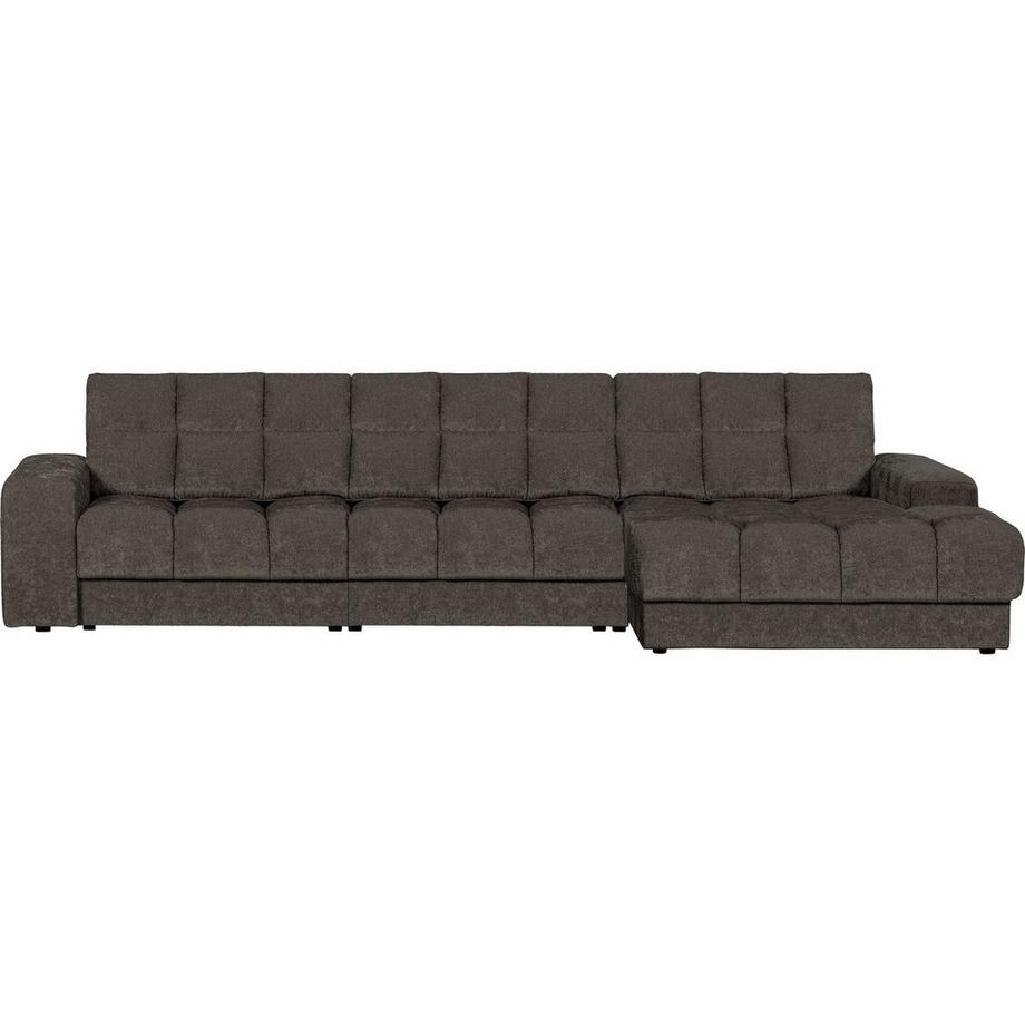 Canapé d'angle Second Date droite Vintage Tissu gris chaud 316x162