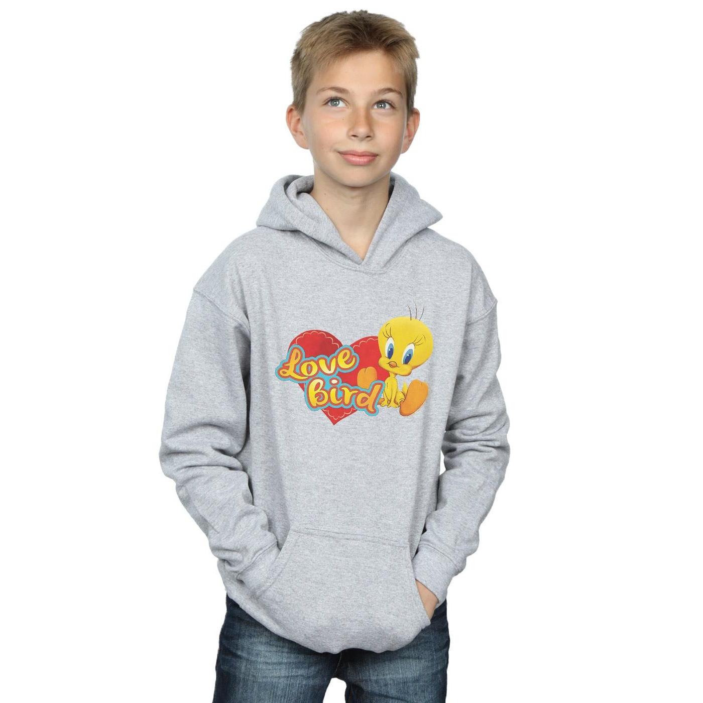 LOONEY TUNES  Sweat à capuche TWEETY PIE VALENTINE'S DAY LOVE BIRD 