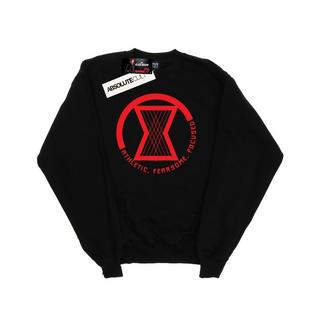 MARVEL  Black Widow Movie Athletic Logo Sweatshirt 