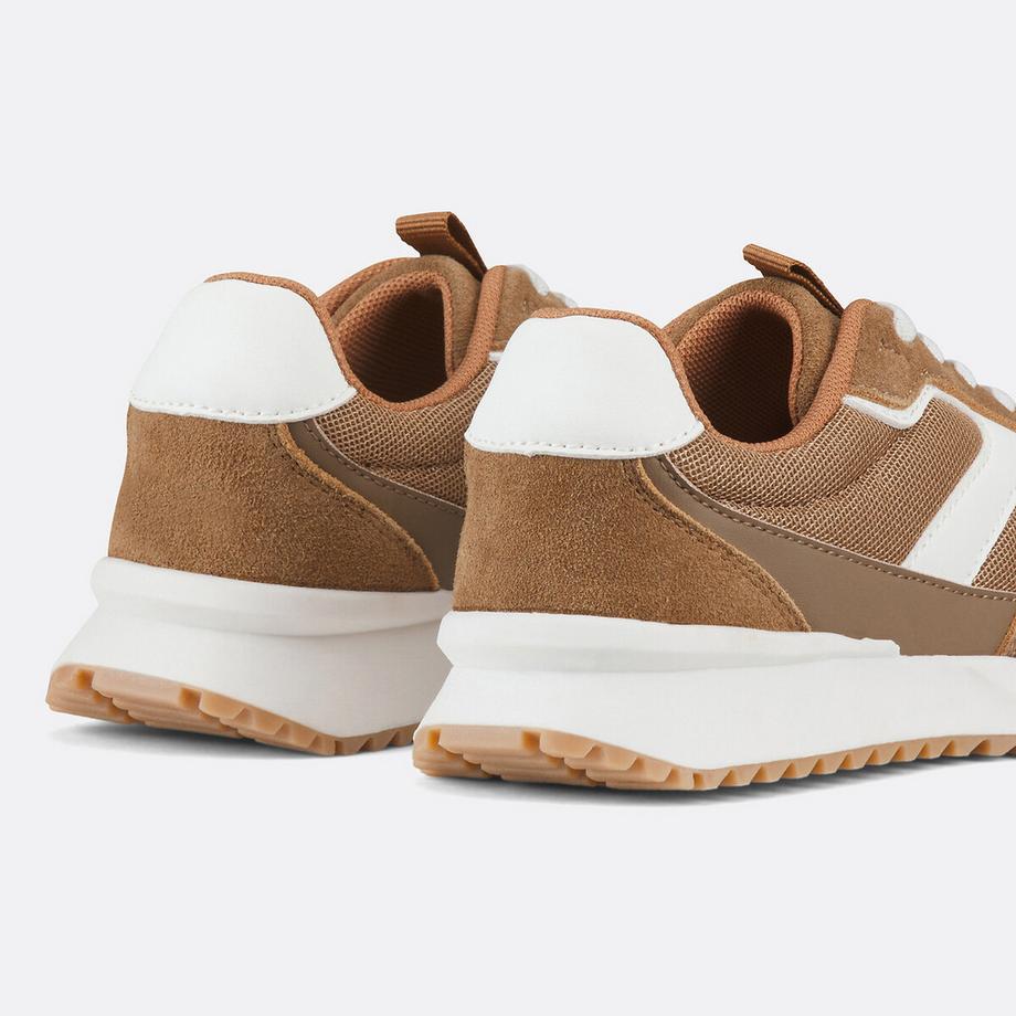 La Redoute Collections Retro Running Sneaker mit elastischen Schnürsenkeln  