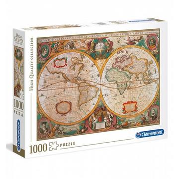 Puzzle Weltkarte Old Map (1000Teile)