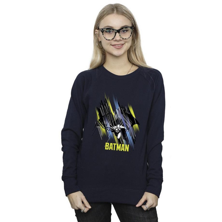 DC COMICS Batman Grafikdruck Sweatshirt  