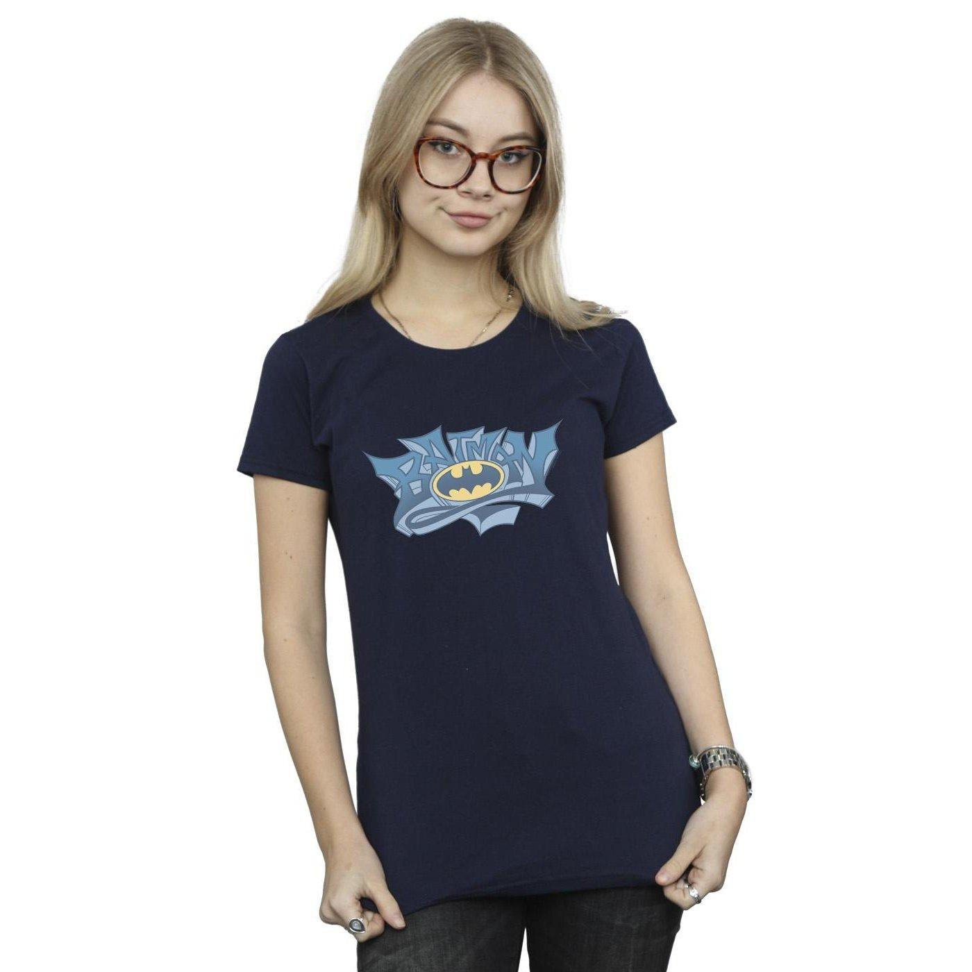DC COMICS T-shirt con stampa logo Batman  