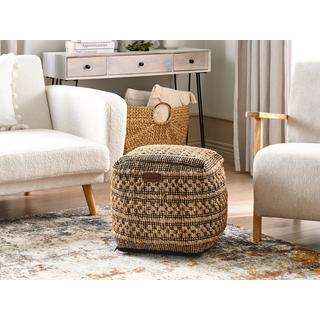 Beliani Pouf aus Jute Boho MABULA  