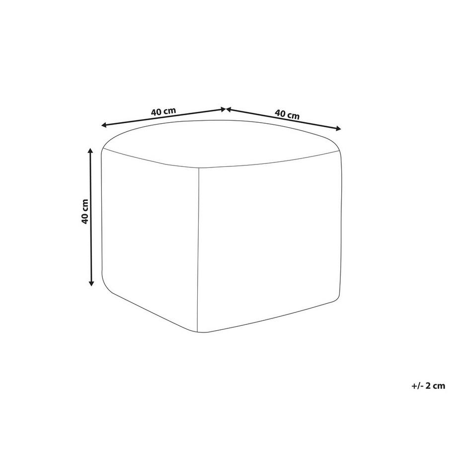 Beliani Pouf en Iuta  MABULA  