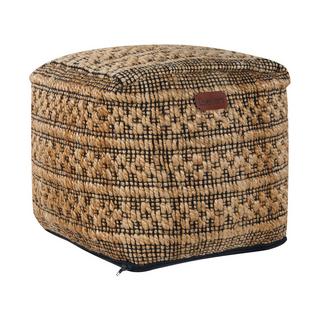 Beliani Pouf aus Jute Boho MABULA  