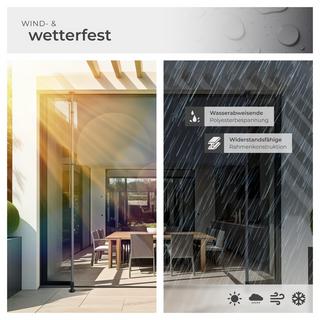 Tectake Tenda da sole a morsetto Taija Varie misure  