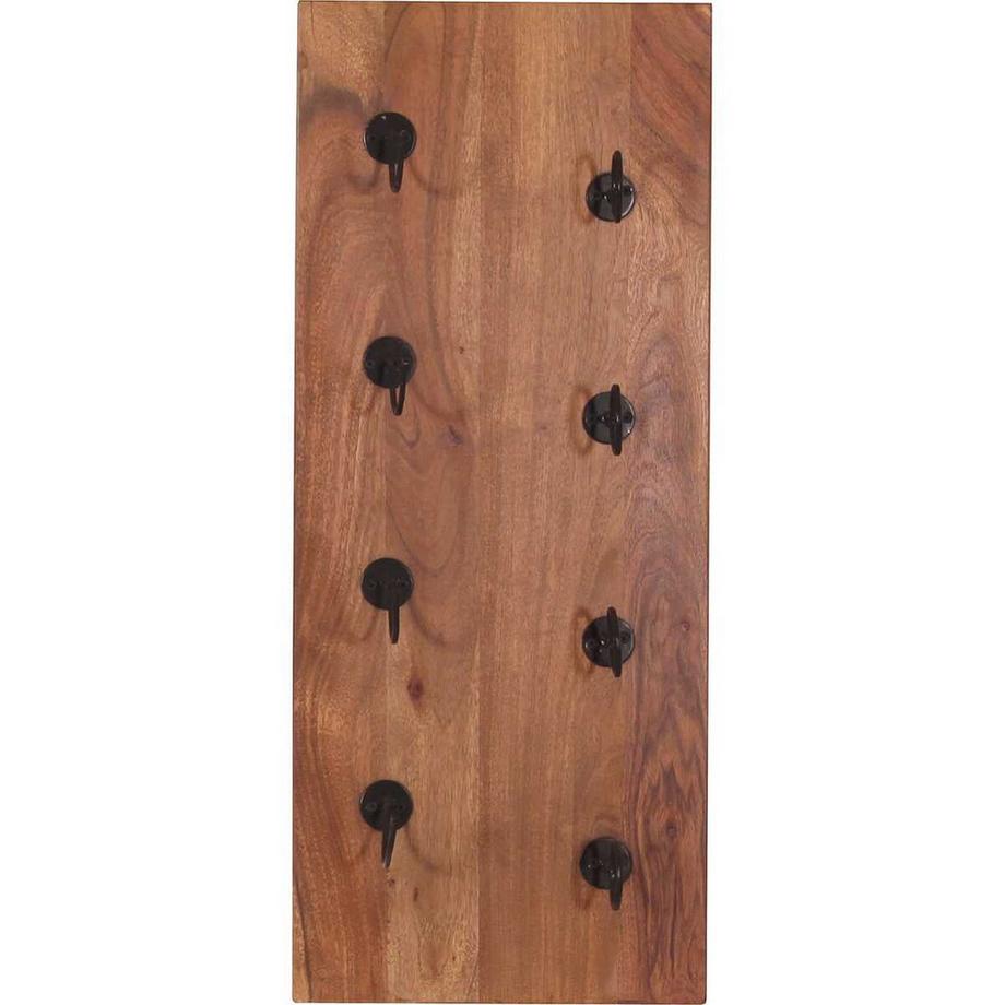 Casier à vin mural Havanna naturel noir antique 33x80