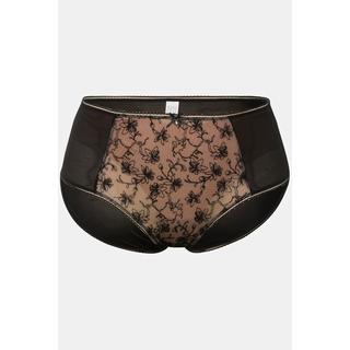 Ulla Popken Culotte midi mesh dentelle florale  