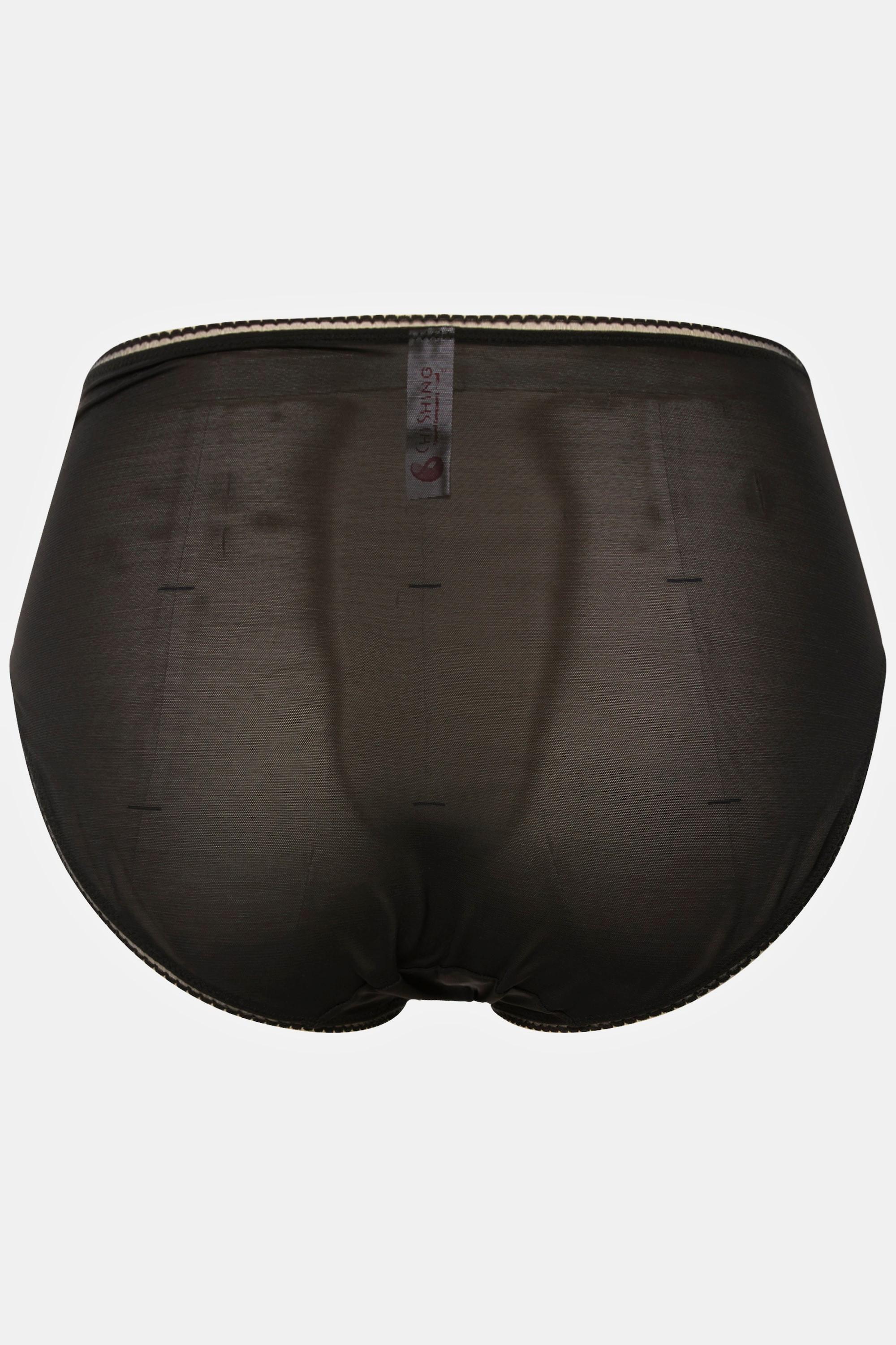 Ulla Popken Culotte midi mesh dentelle florale  