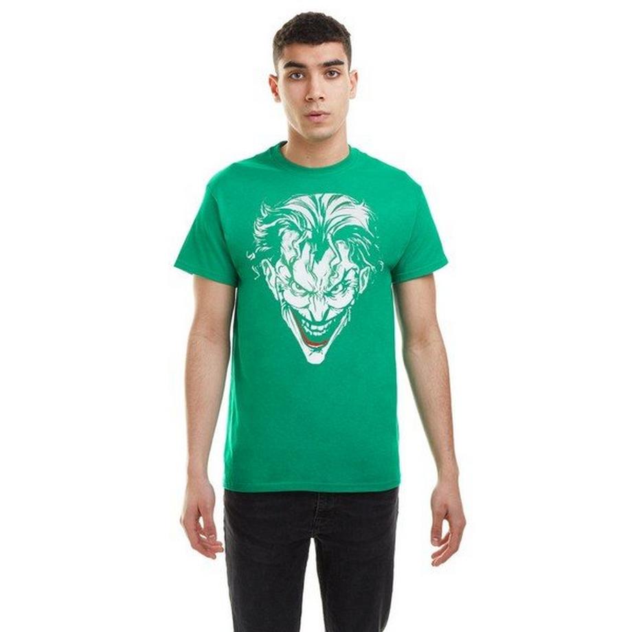 BATMAN The Joker Gesicht Print T-Shirt  