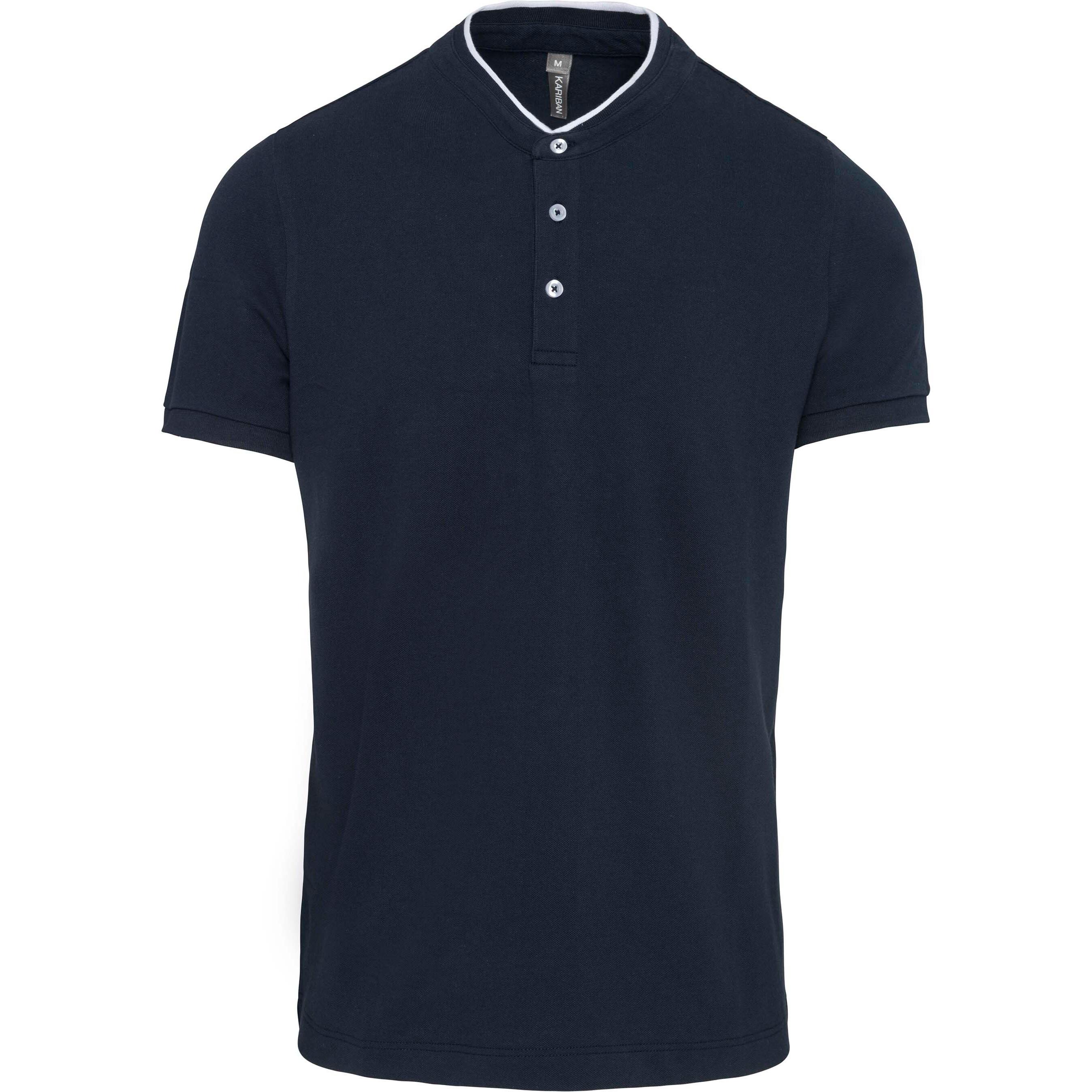 Kariban  polo-hirt col mao 