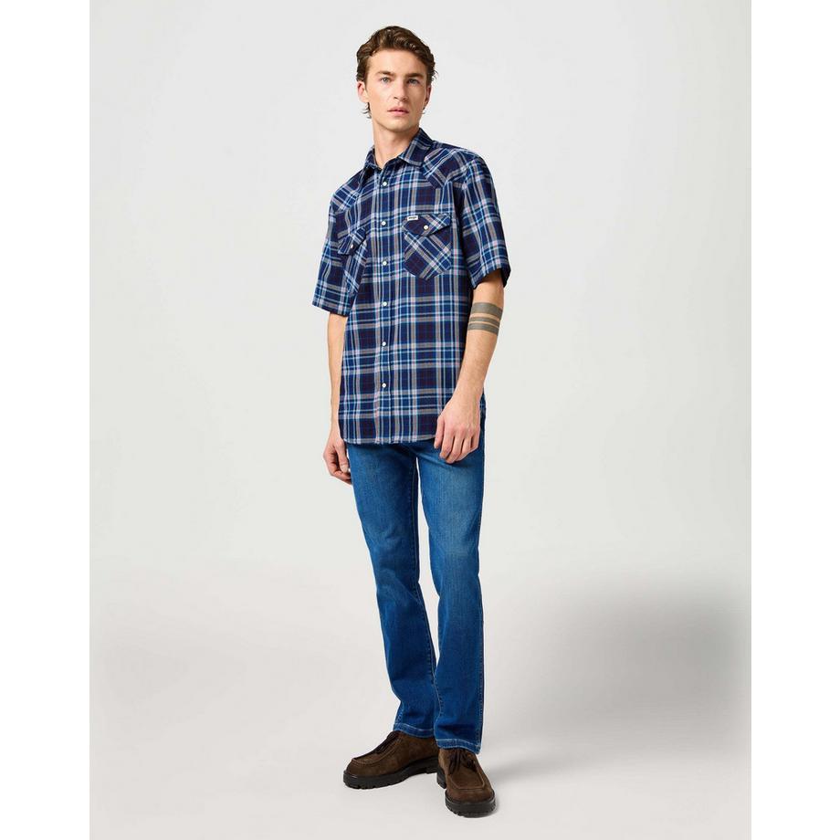 Wrangler Ss Western Chemise à Manches Courtes  