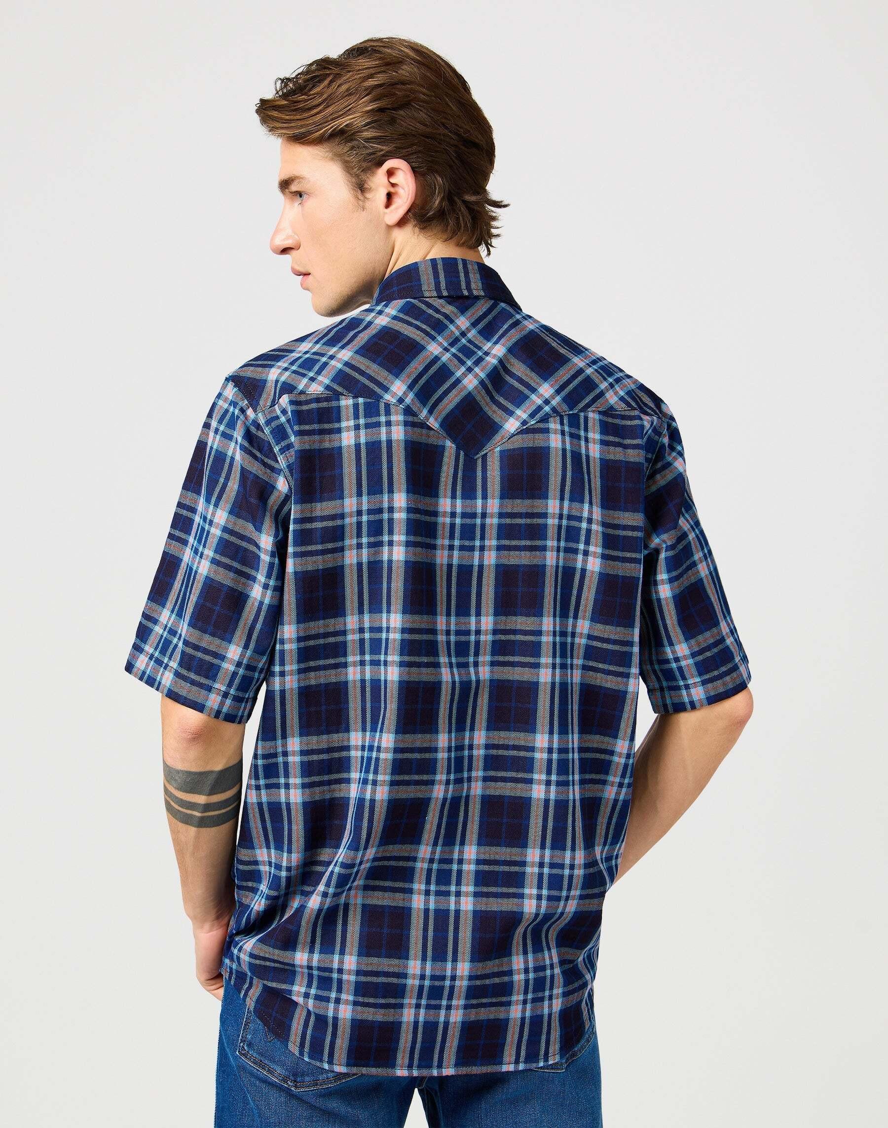 Wrangler Ss Western Camicia a Maniche Corte  