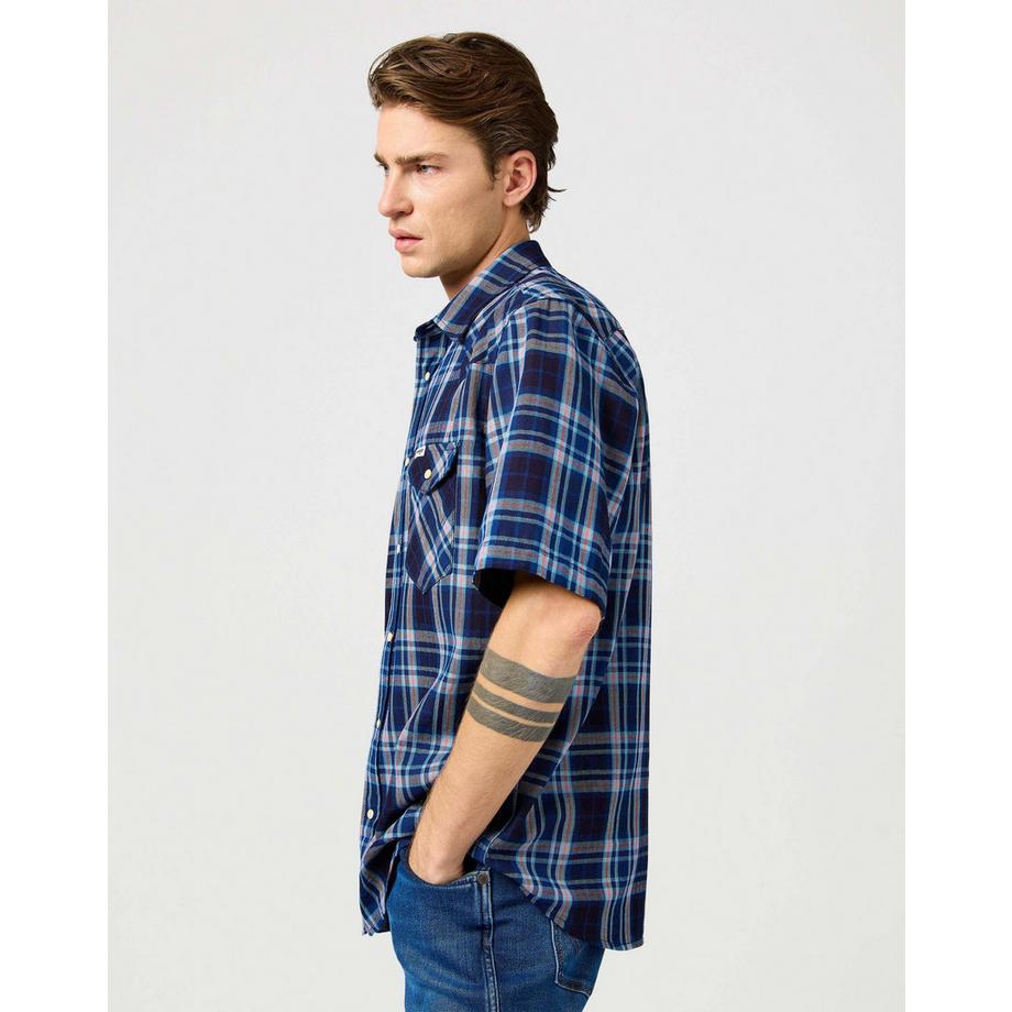 Wrangler Ss Western Chemise à Manches Courtes  