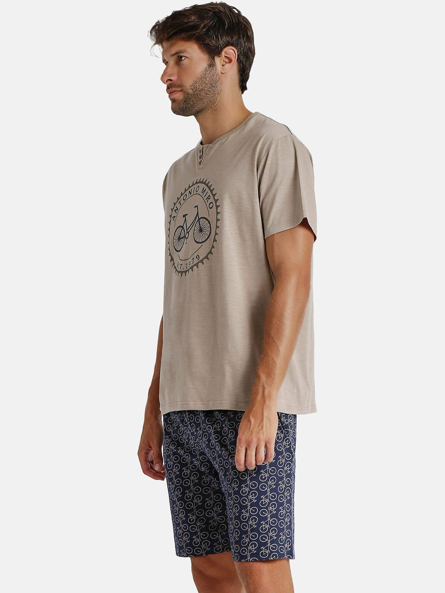 Admas  Pyjama tenue d'intérieur short t-shirt Bikely Antonio Miro 