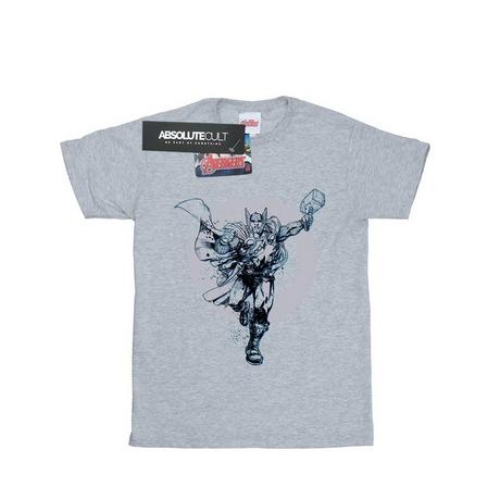MARVEL Thor Sketch Stampa Grafica T-Shirt  