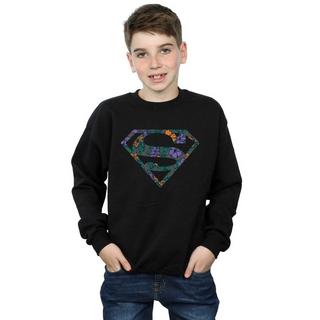 DC COMICS  Sweat SUPERMAN FLORAL LOGO 