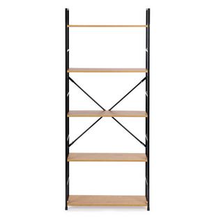 Northio Libreria moderna ampia in legno LOFT 5 ripiani  