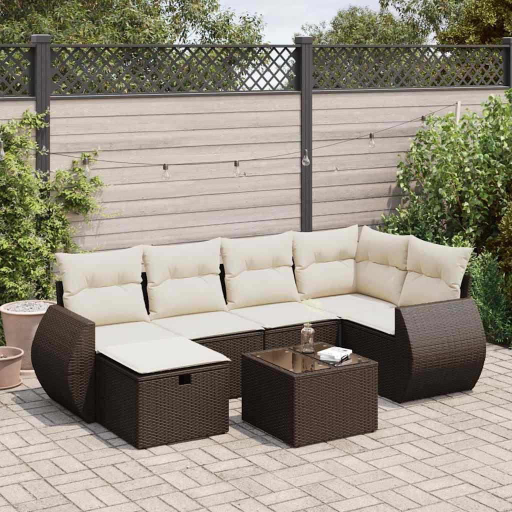 VidaXL Gartensofa set poly-rattan  