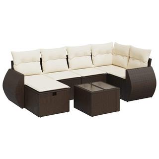 VidaXL Gartensofa set poly-rattan  