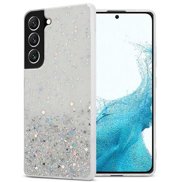 Hülle für Samsung Galaxy S22 TPU Silikon mit funkelnden Glitter