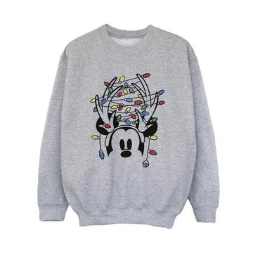 Mickey Mouse Christmas Head Lights Sweatshirt
