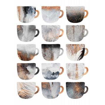 Dreamy Coffee Cups - 70x100 cm