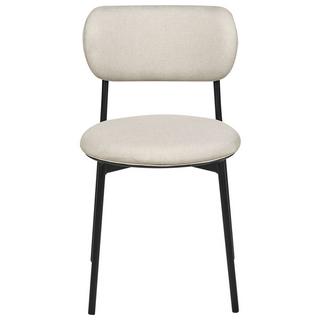 Beliani Esszimmerstuhl 2er Set aus Stoff Modern CASEY  