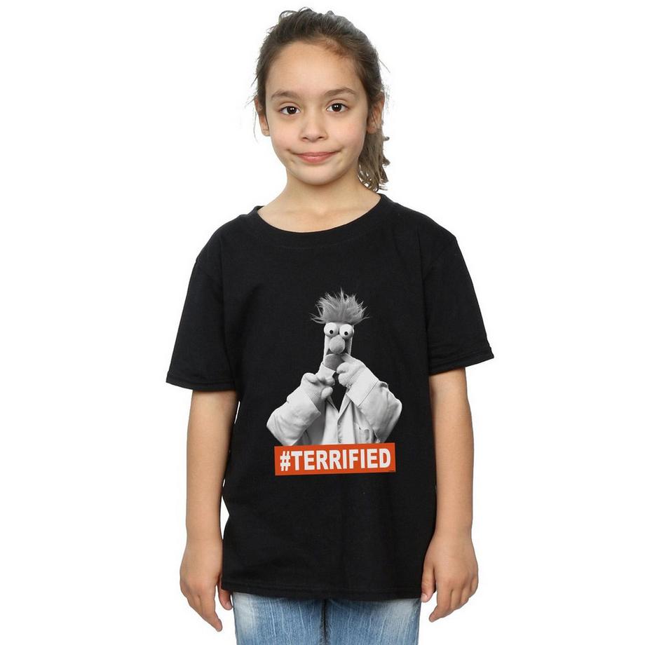 Disney  Tshirt THE MUPPETS BEAKER TERRIFIED 