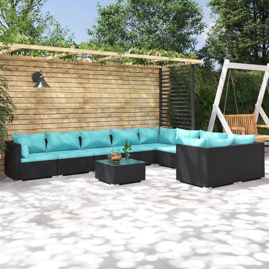 VidaXL Garten-lounge-set poly-rattan  