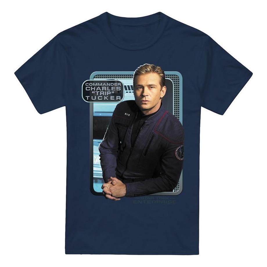 Star Trek Star Trek Enterprise Commander Charles Trip Tucker T-Shirt  