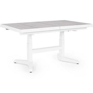 mutoni lifestyle Garten Ausziehtisch Robert höhenverstellbar weiss 143-183x88  