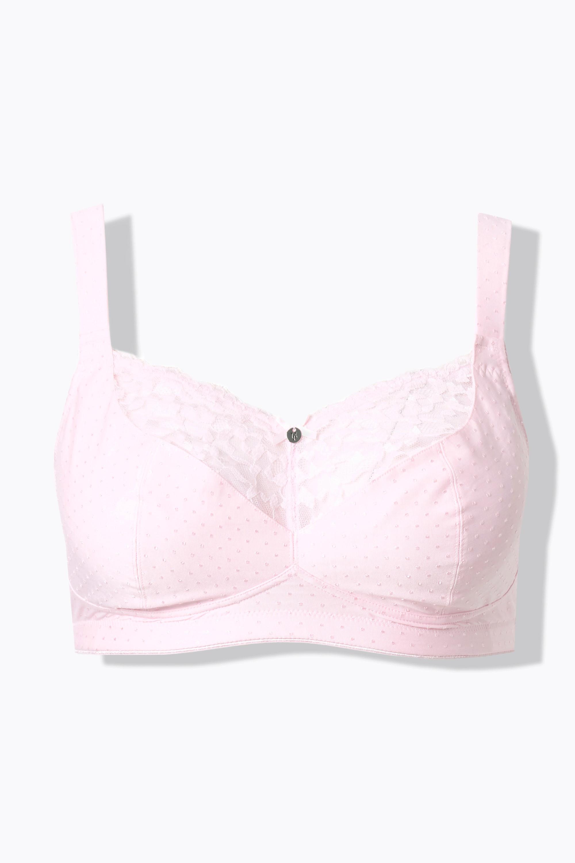 Ulla Popken Komfort-BH Spitze bügellos Cup C-E  