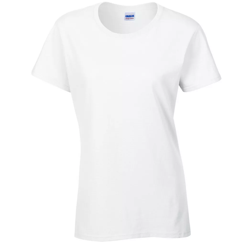 Gildan - TShirt Schwere Qualität, per donna, Blanco, Größe 3XL