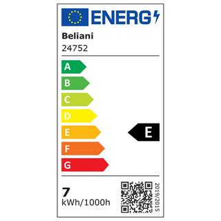 Beliani Lampe de bureau LED en Aluminium Industriel GRUS  