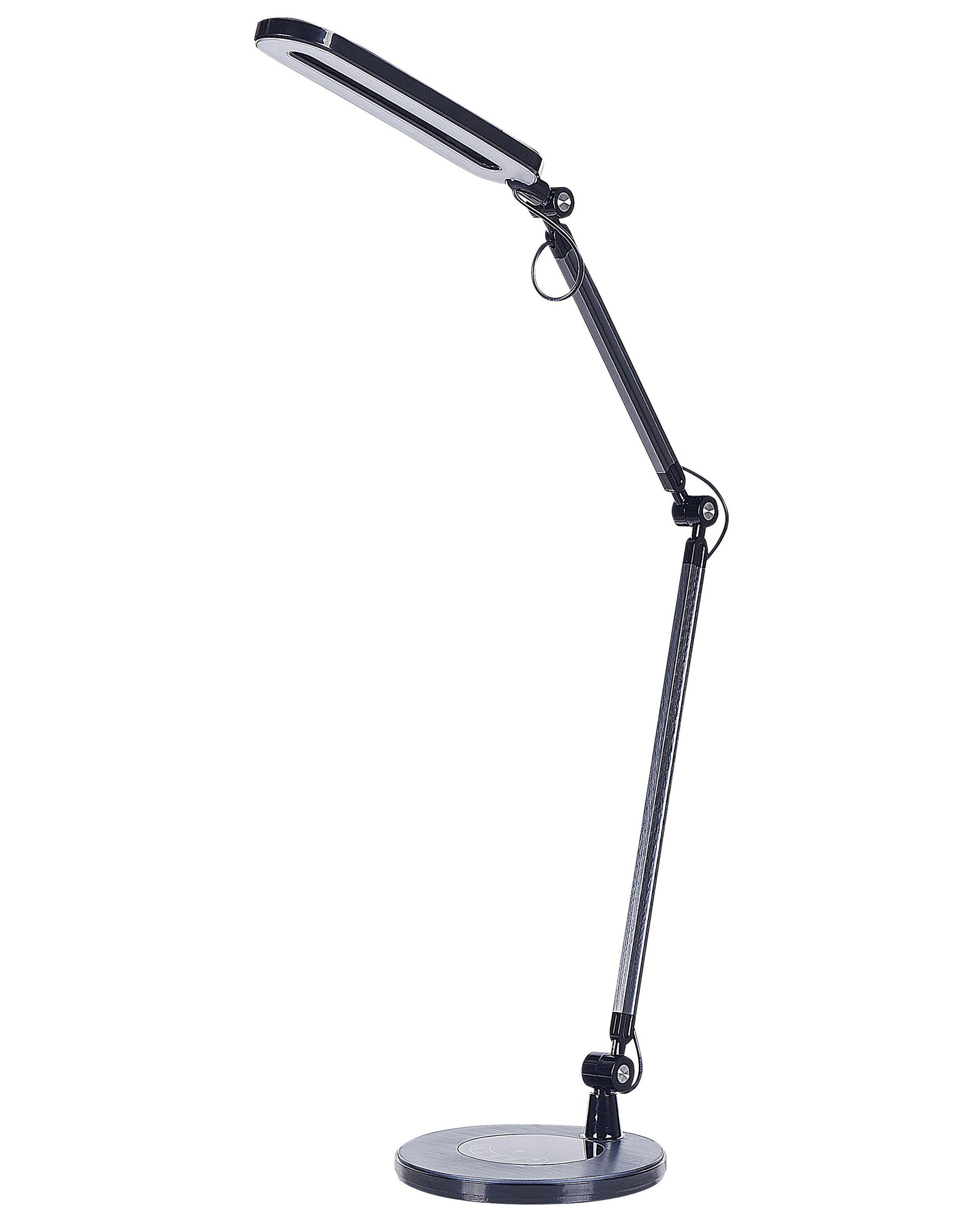 Beliani Lampe de bureau LED en Aluminium Industriel GRUS  