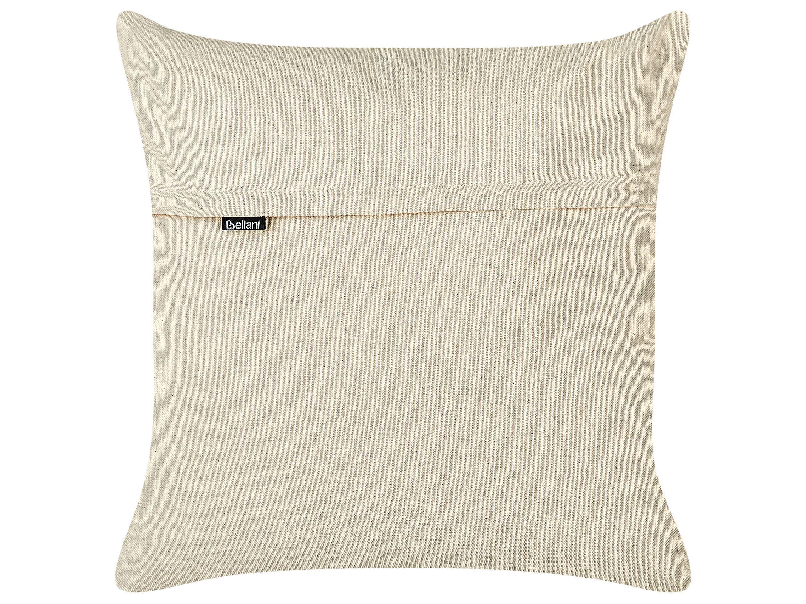 Beliani Lot de 2 coussins décoratifs en Coton Moderne ROSEMARY  