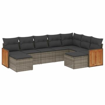 Garten sofagarnitur poly-rattan