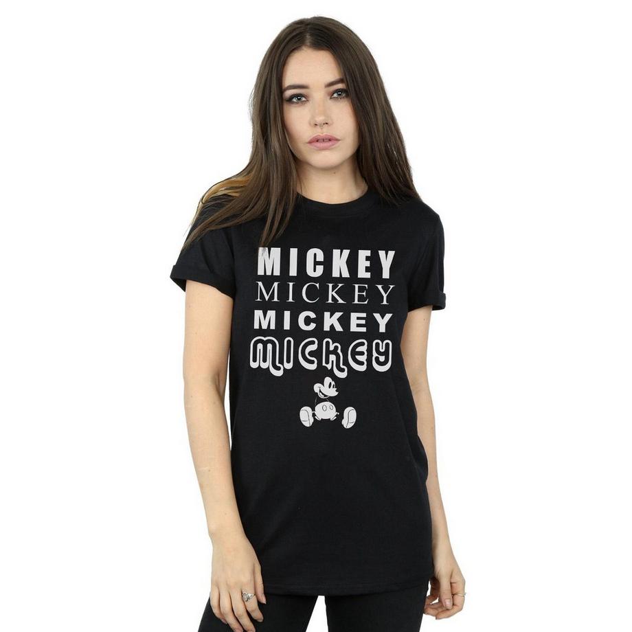 Disney Mickey Mouse Repeat Logo T-Shirt  