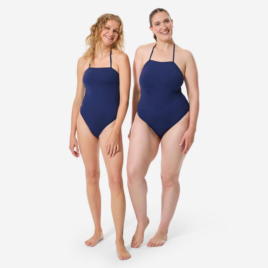 DECATHLON Maillot de bain une pièce structuré en polyester  