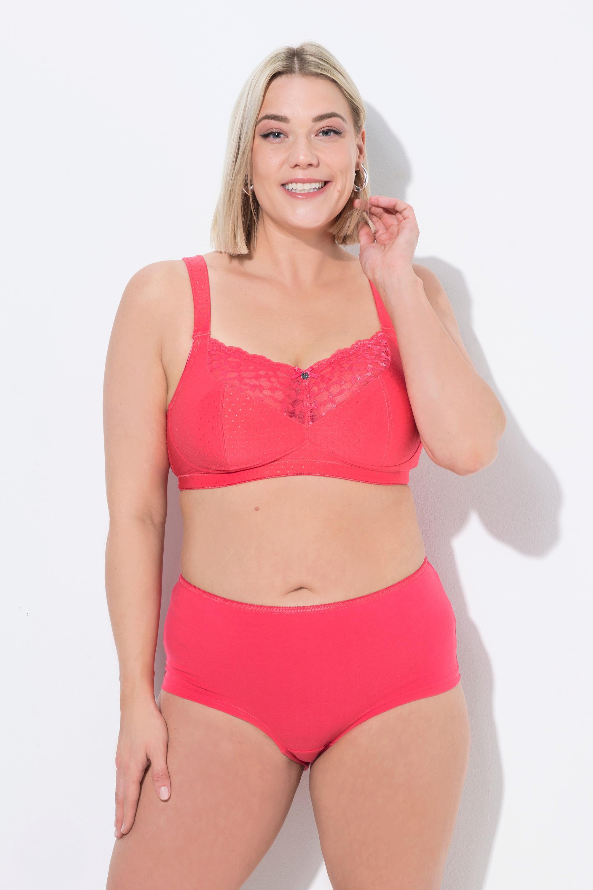 Ulla Popken Slip Hipster Pizzo Confezione da 3  