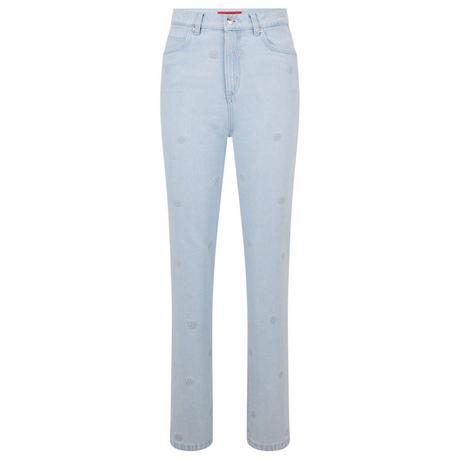 HUGO Gayang Relaxed Loose Fit Jeans  