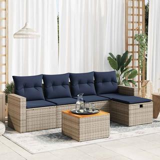 VidaXL Gartensofa set poly-rattan  