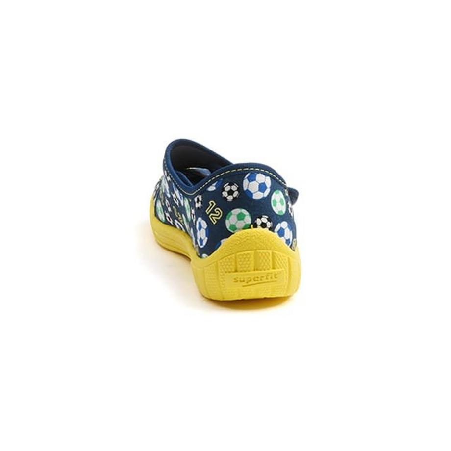 Superfit Chaussures en toile à imprimé football et fermeture auto-agrippante  