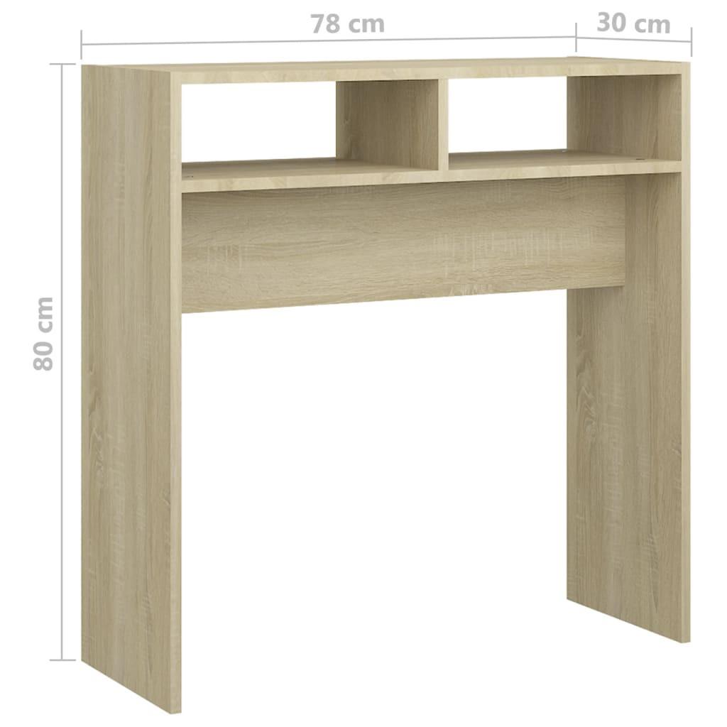 VidaXL Table console bois d'ingénierie  