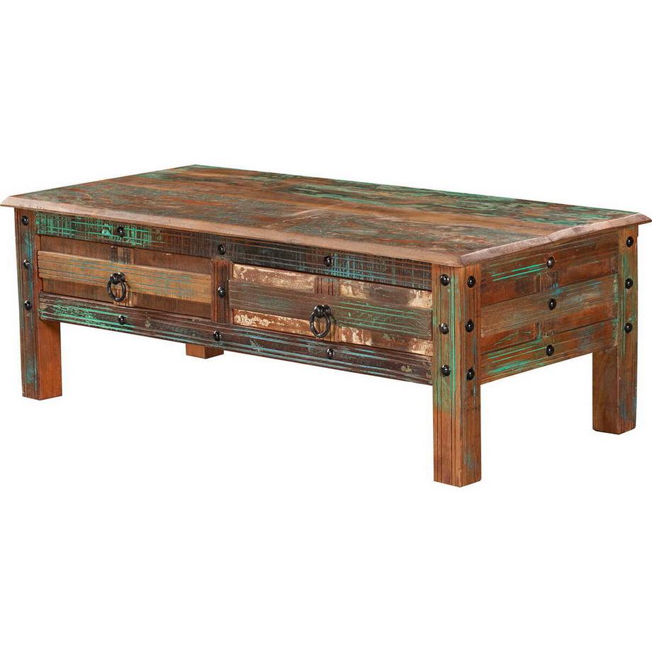 mutoni Table basse Kalanka mangue marron 115x55  