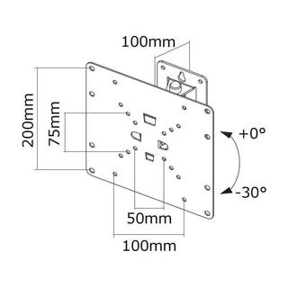 NewStar  Neomounts FPMA-W115 Supporto TV a parete 10-40" - mobilità completa 