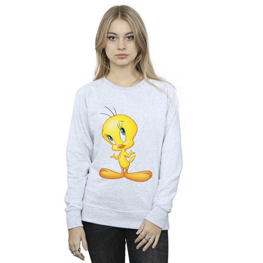 LOONEY TUNES Tweety Bird Felpa con Stampa Grafica  