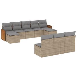 VidaXL Garten sofagarnitur poly-rattan  